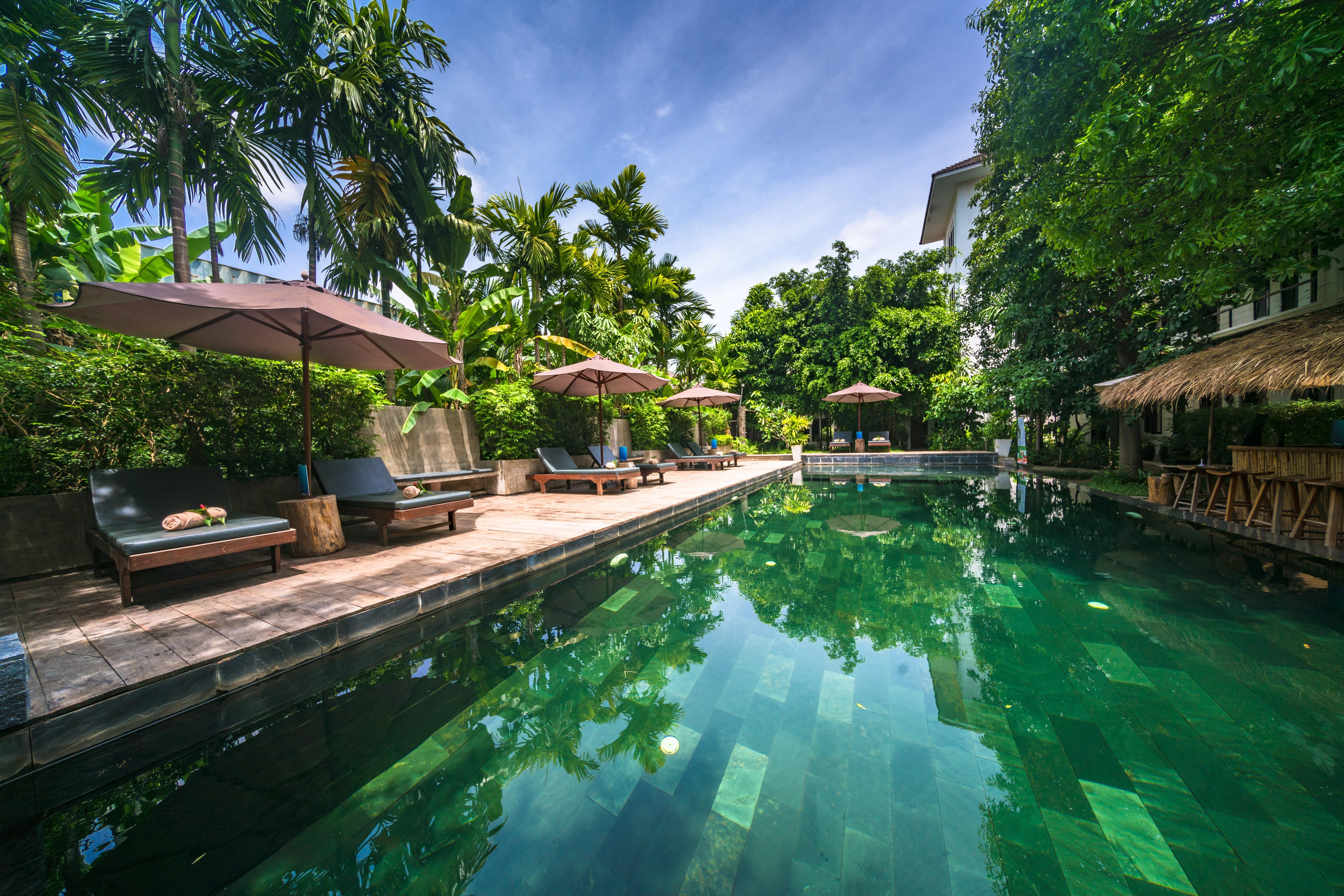 La Residence Blanc D' Angkor Сиемрип Экстерьер фото